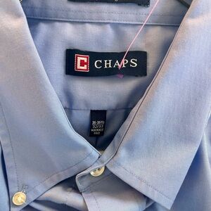 Chaps Men's Light Blue Dress Shirt